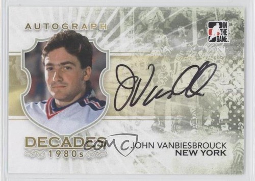 2010-11 ITG Decades 1980s Auto John Vanbiesbrouck #A-JV Auto - Picture 1 of 4