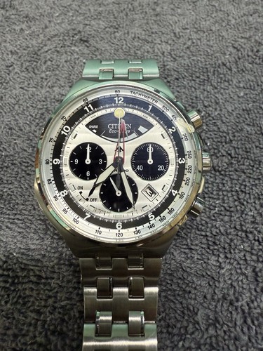 Herren SOLAR ALARM CHRONOGRAPH Uhr CITIZEN Eco-Drive E210-T007058