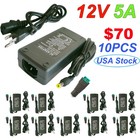 AC/DC 12V 5A Power Supply Adapter Transformer For LED Strip Light 60W