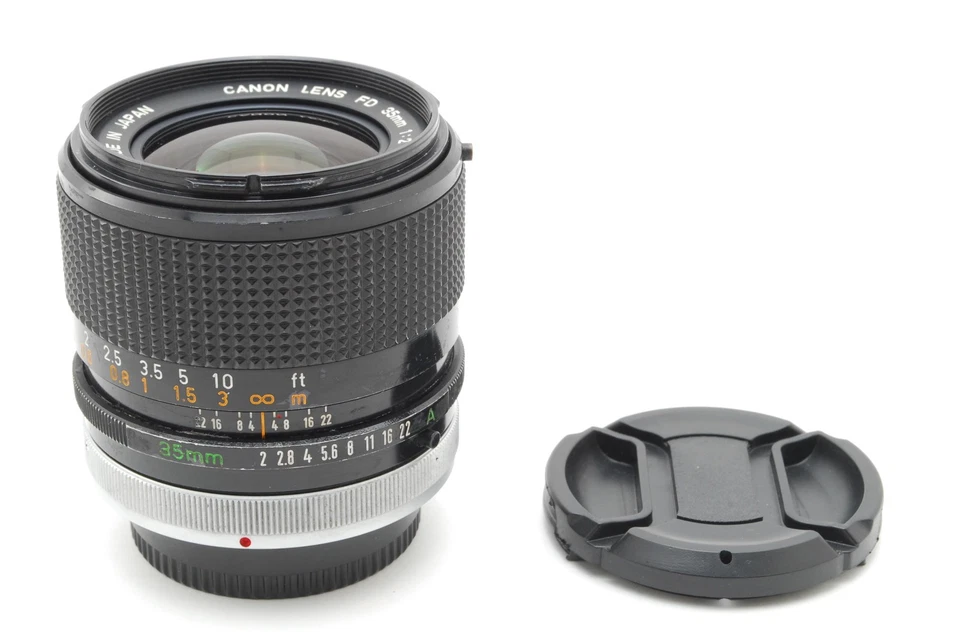 Lente gran angular MF cóncava "A" [Exc+5] Canon FD 35mm f2 SSC S.S.C de JAPÓN Foto 2 de 4