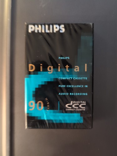 PHILIPS DCC 90 Minute Digital Compact Cassette - Brand New - Sealed - DCC 900 - Picture 1 of 4