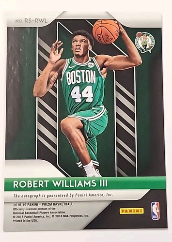 Robert Williams III 2018-19 Prizm Rookie Signatures Auto RC - Bild 2 von 2