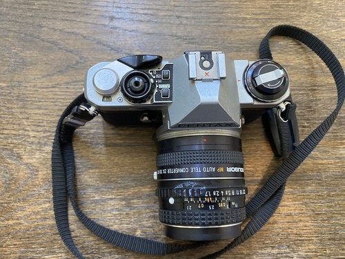 Appareil photo reflex argentique Pentax ME Super 35 mm avec objectif 50 mm NON TESTÉ MADE IN JAPAN - Photo 7/8