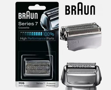 Original Braun 70S Scherkopf Series 7 Silber Ersatzkopf kompatibel Rasierer DE