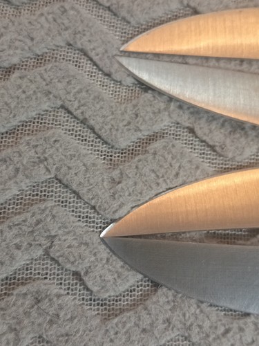 Pampered Chef Forged Steak Knife Set of 4 with Case German Cr Mo V Steel. - Picture 13 of 24