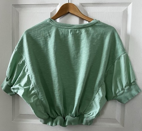 Sudadera Anthropologie Pilcro Recortada Ala de Murciélago Top Grande Como Nueva Mujer Talla M - Imagen 3 de 18