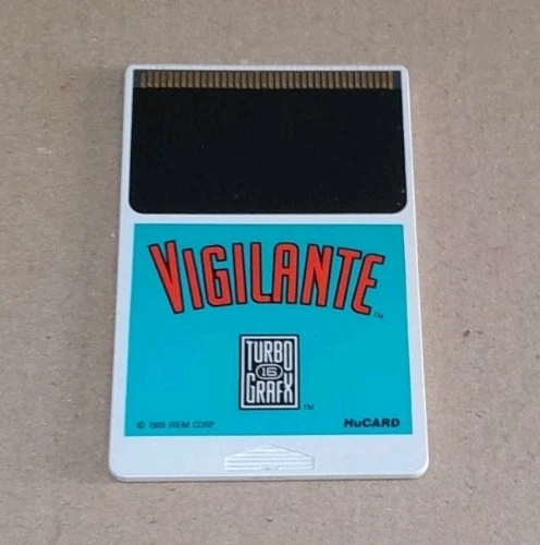 NEC Turbografx 16 "Vigilante" HuCard Game Cartridge