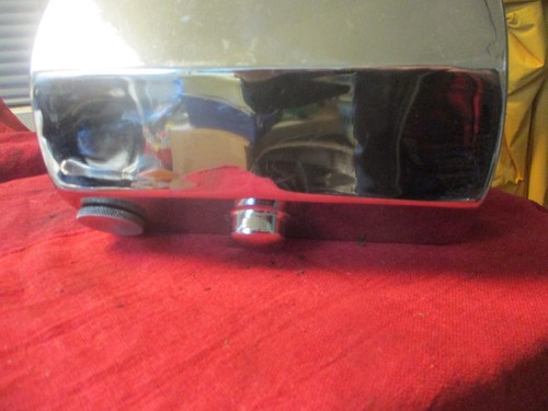 Custom Chrome Hexagon Triumph 650 Oil Tank Chopper Bobber 103025M - Picture 14 of 18
