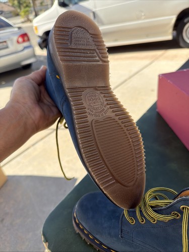 Dr. Martens Blue Mood  Boots Men’s Size 8  Lace-Up - Picture 8 of 20