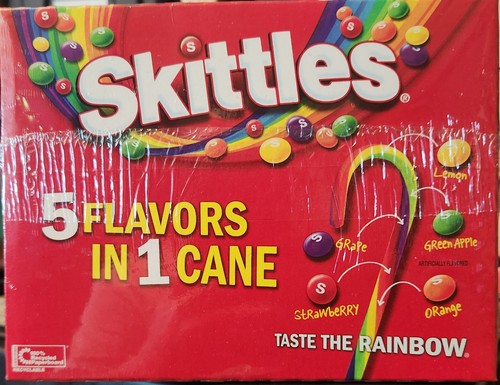 Skittles Candy Cane 12ct. 5.3oz - Bild 2 von 2