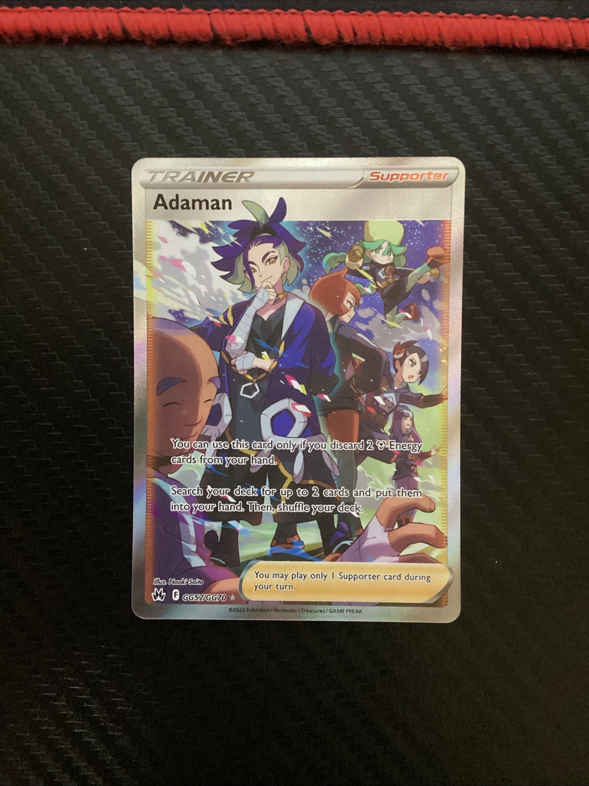 Adaman GG57/GG70 (Galarian Gallery) Pokemon TCG Crown Zenith  - NM