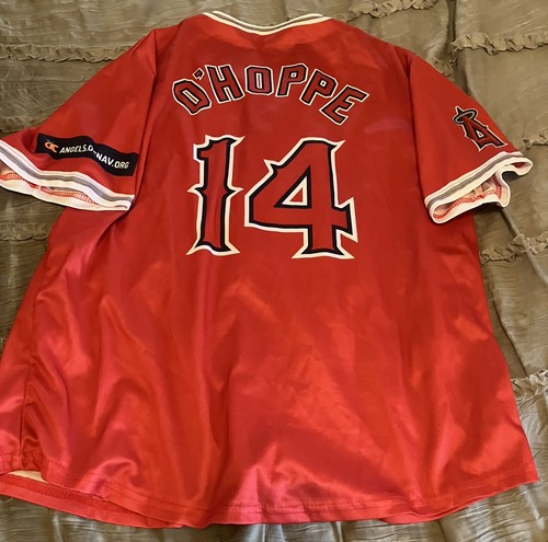 Los Angeles ANAHEIM Angels Baseball SGA Red Youth XL Jersey MLB Free Shipping - Picture 2 of 3
