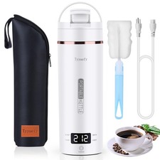 Travel Portable Electric Kettle, Tea Coffee Kettle, Mini Hot Water Cup for Ra...