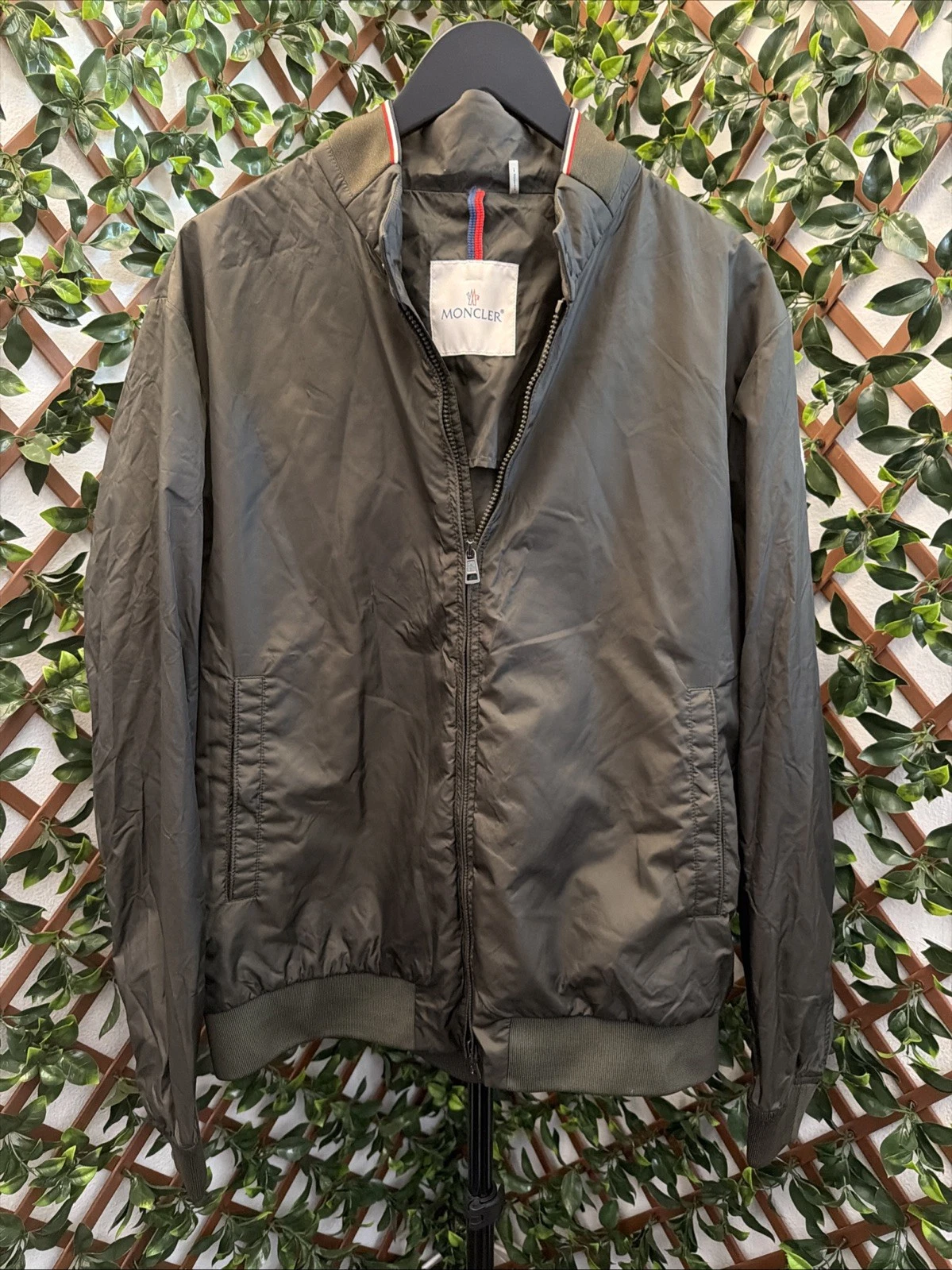 Moncler — MONCLER Green Reppe Rain Jacket Size 6