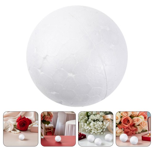  120 Stück weiße Styroporkugeln: 4 cm runde kleine Bastelschaumkugeln - DIY - Bild 4 von 18