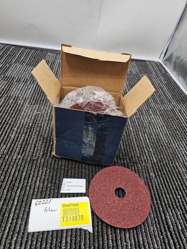 (QTY 25) Norton 666233-57276 Abrasive Disc 5"x7/8" 24g A/o F240 66623357276 - Picture 6 of 6