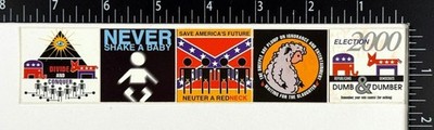 Alien Workshop Election 2000 Strip Original Vintage NOS Skateboard Skate Sticker