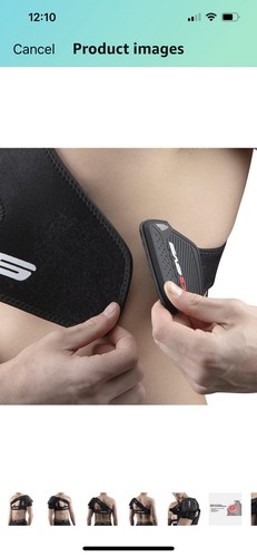 Compression with X-Strap Stabilizer EVS SPORTS SB04 Shoulder Brace 2XL NOB - Picture 9 of 9