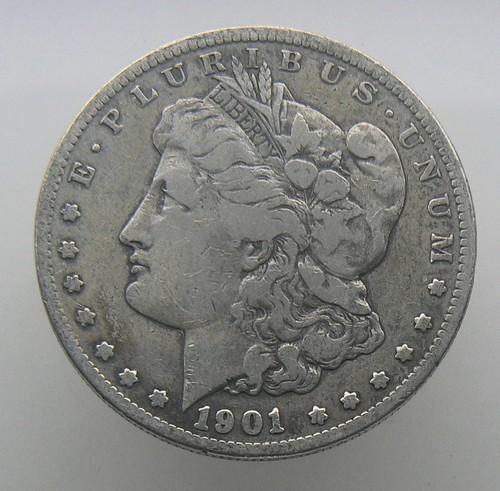1901-O U S Silver Morgan Dollar $1 Coin 90% Silver