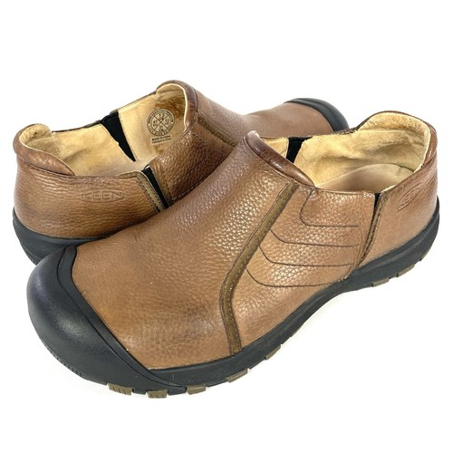 KEEN 1375 Brown Leather Slip-On Loafer Shoes Size Mens 13 - Picture 9 of 9