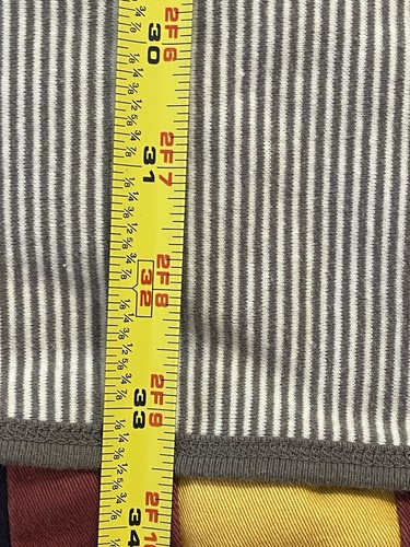 Carters OS Babydecke Einheitsgröße Baumwolle gestreift grau weiß - Bild 8 von 15