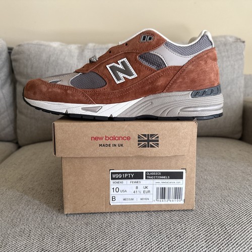 New Balance 991 Made in UK W991PTY Sequoia- WOMENS SIZE 10 - Picture 1 of 6