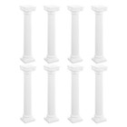  8pcs Cake Pillar Roman Column Model Roman Pillar Statue Cake Decorating Roman