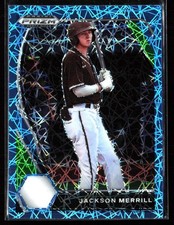 2021 Panini Prizm Draft Picks - Jackson Merrill #PDP27 Blue Velocity Prizm (RC)