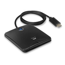 Ewent, Lettore di smart card USB-C Smart Card Reader USB tipo C, Lettore CNS e T