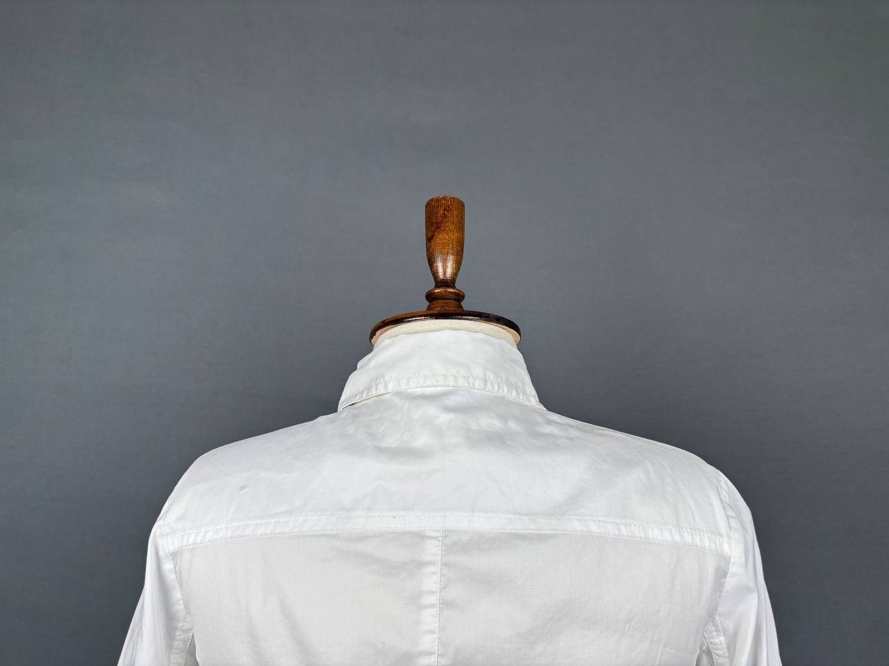 Moschino Womens Top Size 44 White Cotton Long Sleeve Button Down Shirt