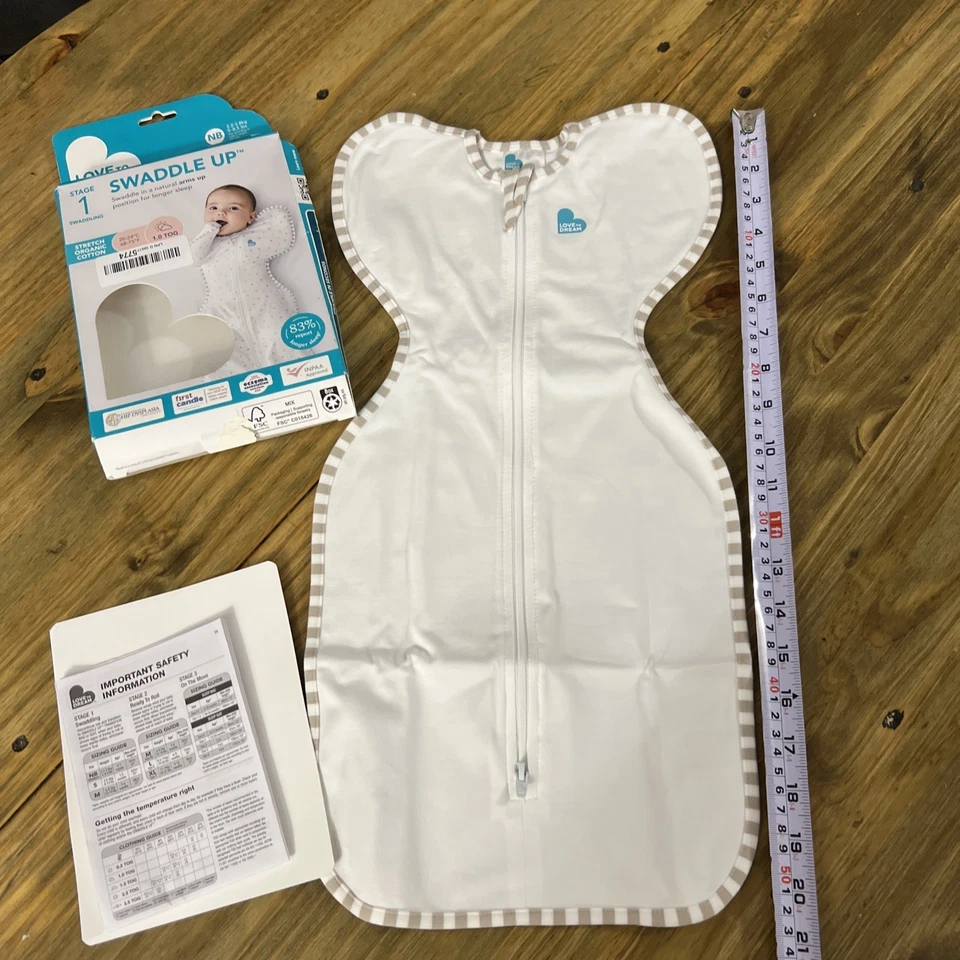 Love To Dream пеленание вверх органический этап средний новорожденного 5-8,5 фунтов новый - Изображение 2 из 4