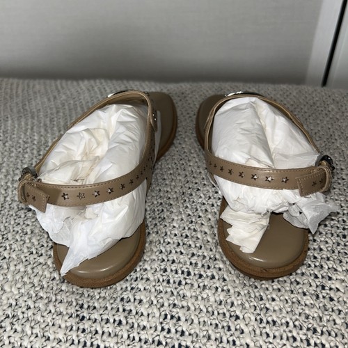 Michael Kors Plate Thong Sandals Lasered Leather Star Design 8 1/2 m - Picture 4 of 8