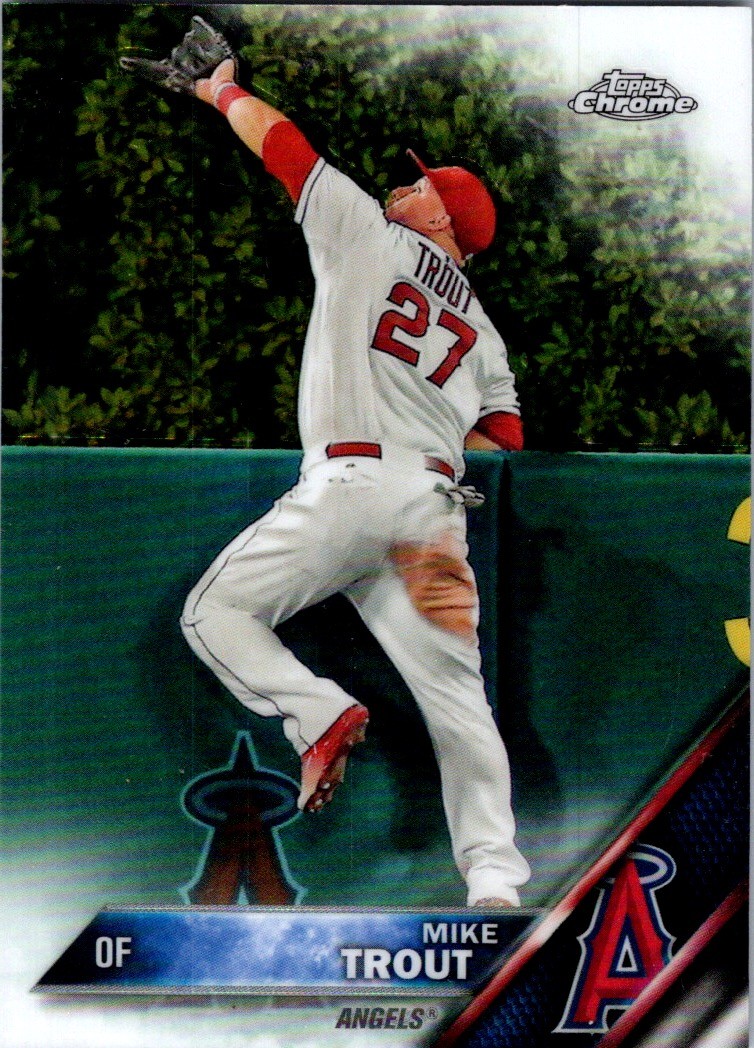 2016 Topps Chrome #1 Mike Trout Refractor
