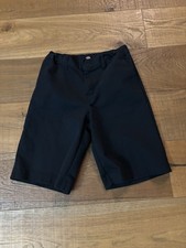 Dickies Boys School Uniform FlexWaist Flat Front Shorts Black KR123BK Sz 16