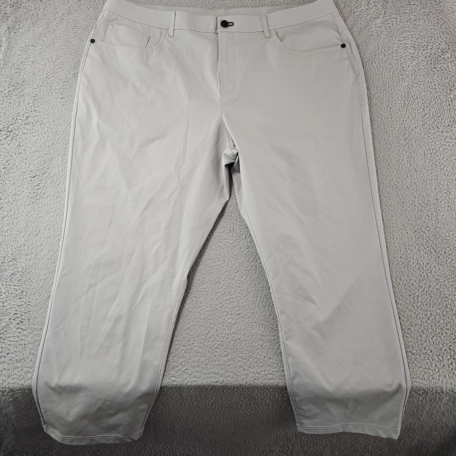 Public Rec Pants Mens 42x26 Gray Stretch Performance Golf Casual Lightweight