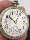 Elgin Vintage Pocket Watch 1915 2" Dia.  17 Jewels Not Working (parts or repair)