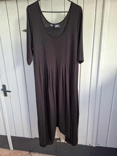Jumpsuit Größe 44/46, Schwarz, 3/4 Arm