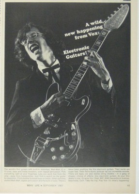 Leo Gudan A Wild New Happening From Vox 1967 Electronic Guitars Advertisement