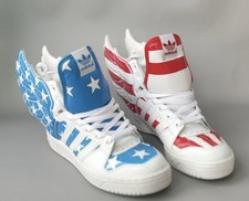 Adidas Jeremy Scott JS WINGS 2.0 USA Flag - V24619 - Größe 44 ⅔ (US 10 ½)