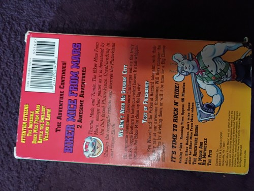 Lot 4 VHS Biker Mäuse vom Mars The Pits 1. 3 Folgen Eine Maus und sein Motor - Bild 9 von 19