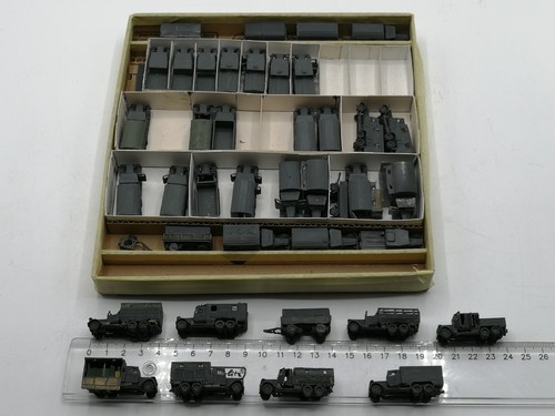 Colección de vehículos de plástico automóvil militar Wehrmacht escala N modelismo selfmade - Imagen 2 de 9