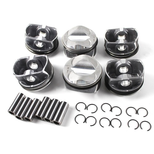 6x Engine Pistons STD Φ19mm 06E107066CF Fit For Audi A6 S6 Avant A7 A8 S8 2.8FSI - Picture 1 of 13