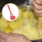  Red Silicone Smash Potato Tool Solid Masher Silicone￼ Potatoes Ricer Manual