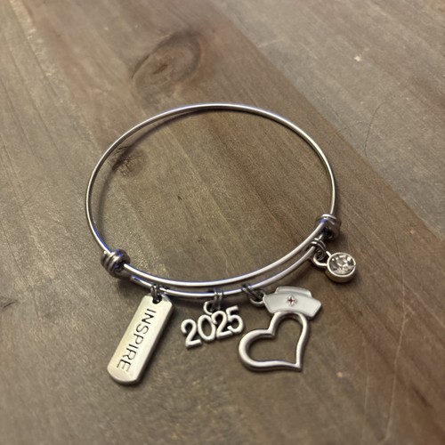 Krankenpflegeschule 2025 Abschluss Armreif Bettelarmband - Bild 2 von 4