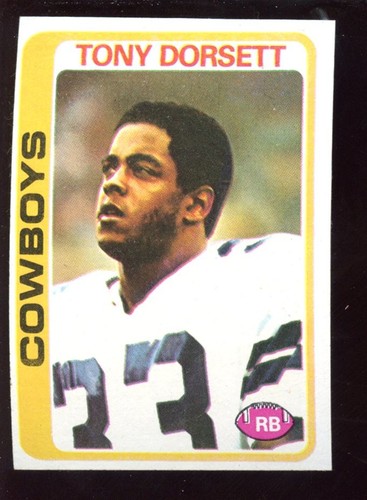 1978 Topps Football Card #315 Tony Dorsett Rookie NRMT