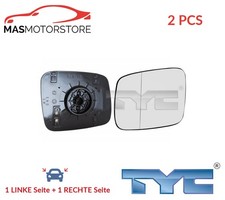 AUßENSPIEGEL SPIEGELGLAS PAAR TYC 337-0162-1 2PCS P FÜR VW TRANSPORTER IV