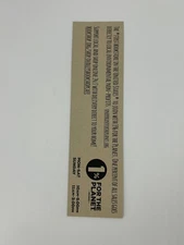 Dudley's Bookshop Cafe Bookmark Brown Kraft Paper Eco Friendly