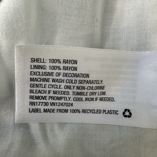 Rixo x Target Midi Swing Kleid Damen 16W Blumen Puffärmel Spitze Puderblau - Bild 10 von 10