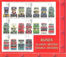 GB 2001 BUSES, Classic British Double Deckers - Miniature Sheet, MS2215 - MNH