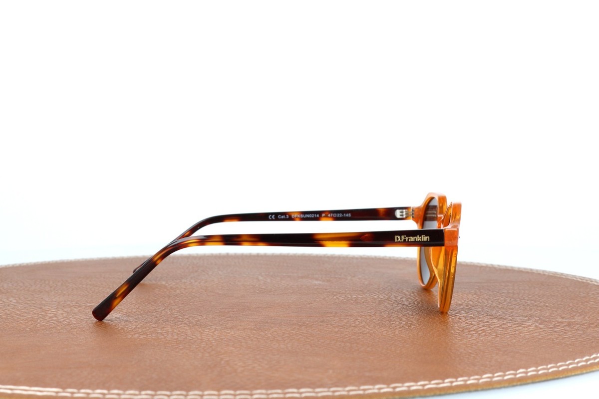 D Franklin Ultra Light S Round Amber Polarized Sunglasses